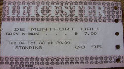Leicester De Montfort Ticket